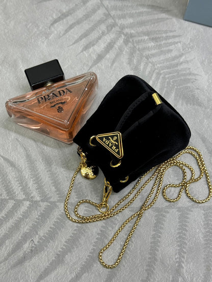 Pra Velvet Mini Bucket Black 267272