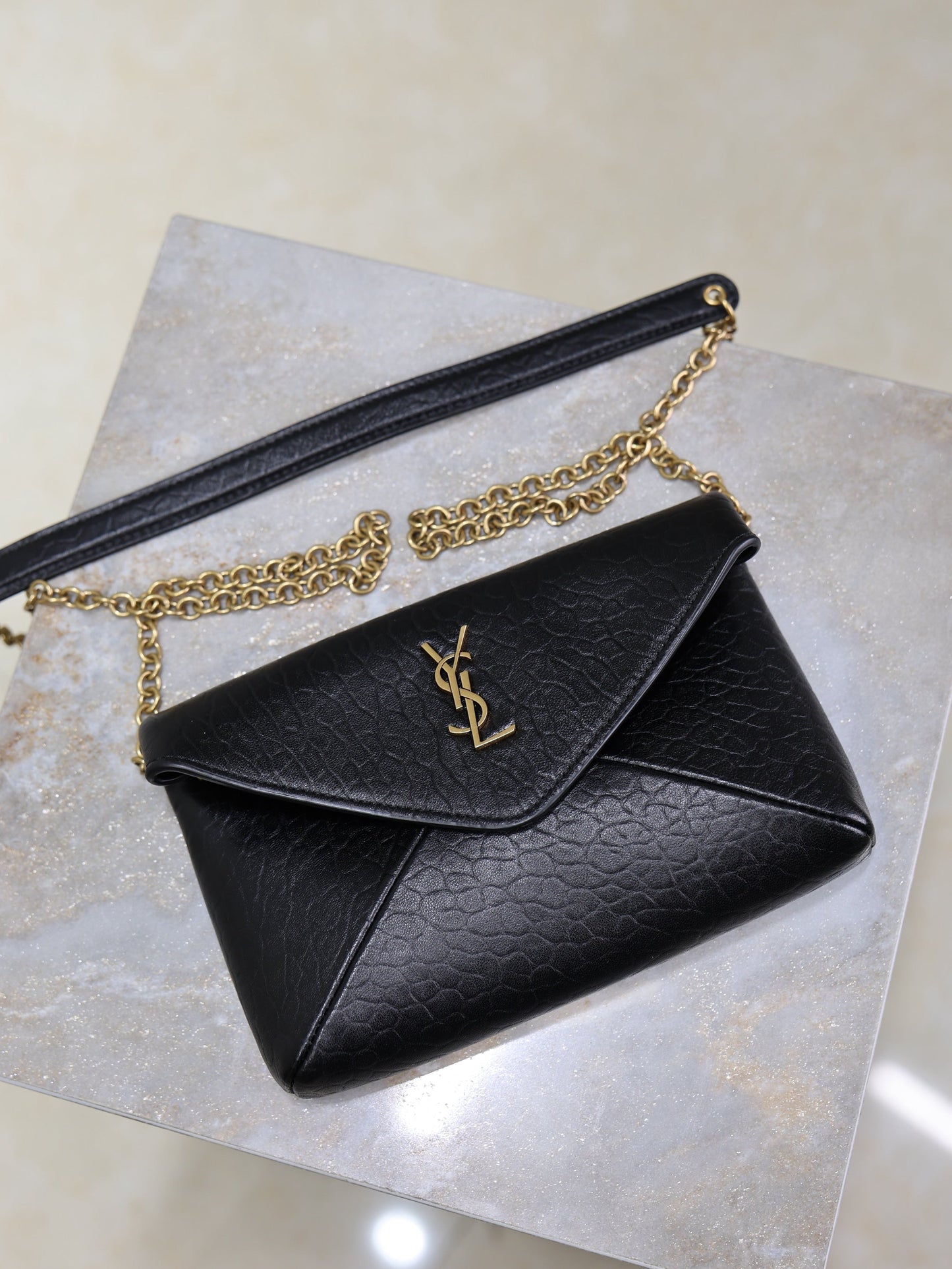 Cassandre Mini Bag 19cm Black Lambskin GHW