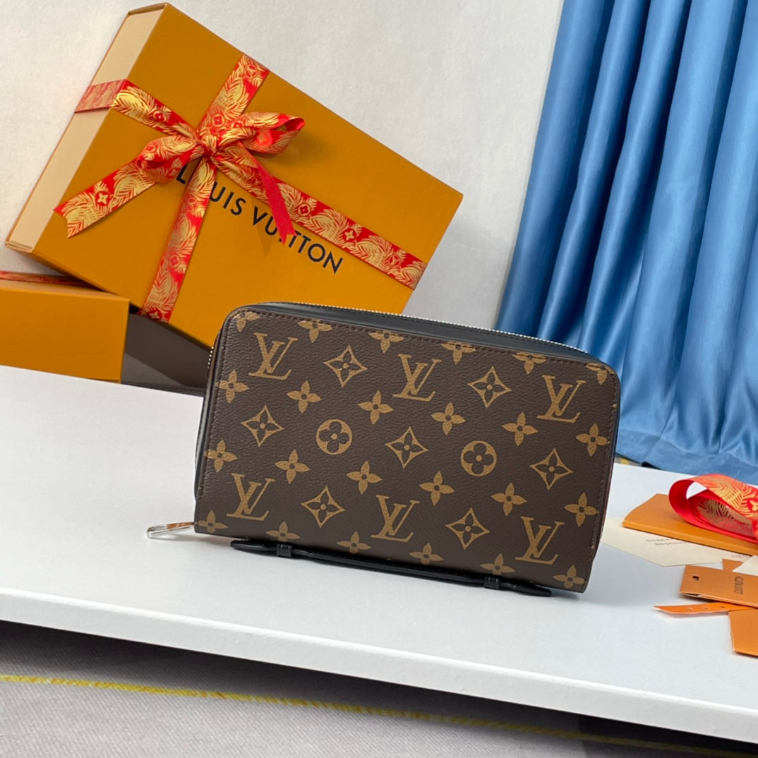 LV Zippy XL Brown Monogram Macassar Canvas 221560