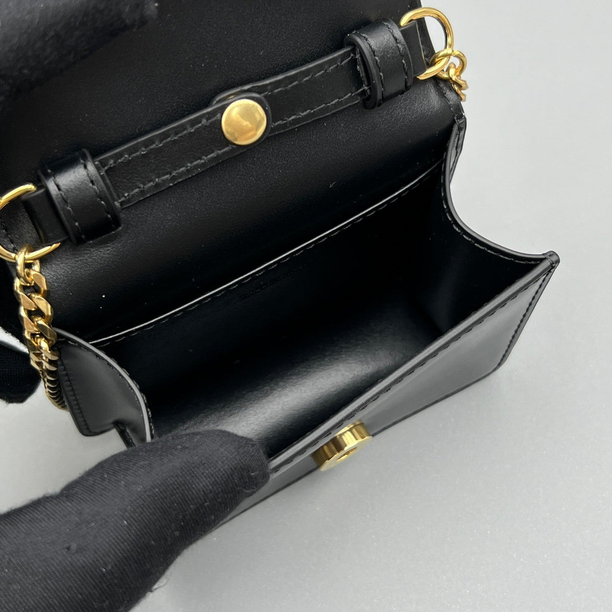 CUIR TRIPHOME 11 BLACK CALFSKIN