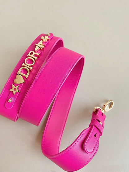 MEDIUM LADY 20 HANDBAG IN HOT PINK LAMBSKIN