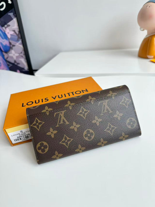 LV Sarah Wallet 19 Brown in Monogram Cowhide