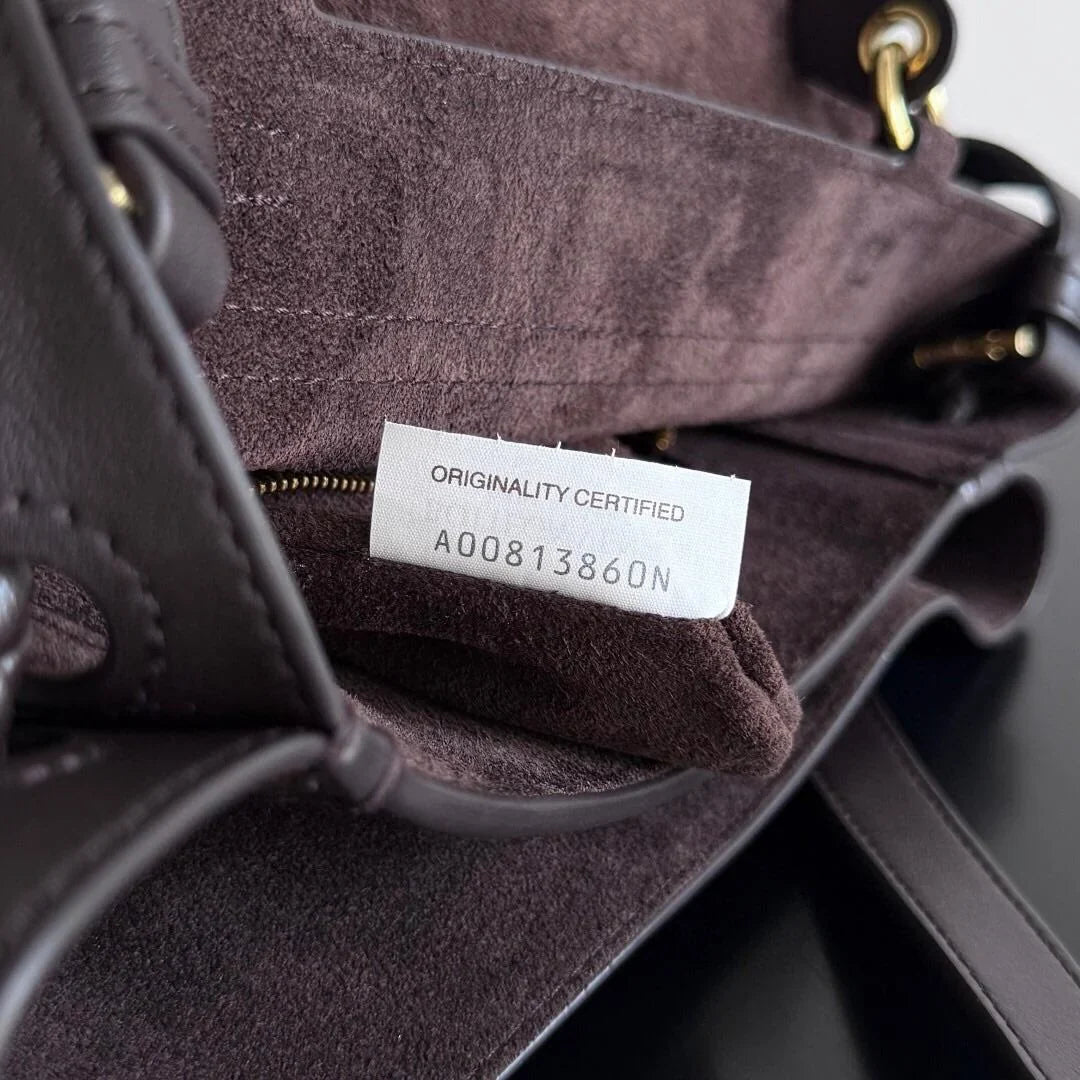 BV Ciao Ciao Bag 26cm In Chocolote Leather