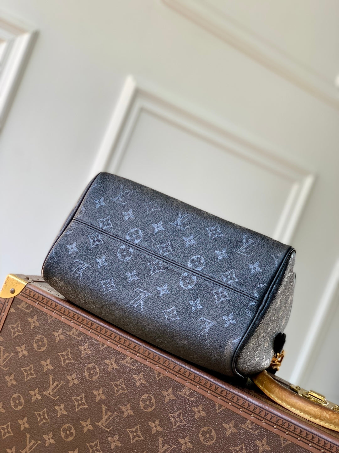 LV 2025 Speedy BandouliÃ¨re 25 Black Calfskin 347095