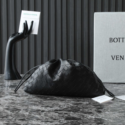 BV Dustbag Notte 33cm With Chain Black Calfskin HW