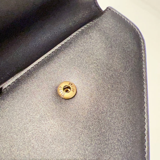 saddle removable pouch black calfskin belt