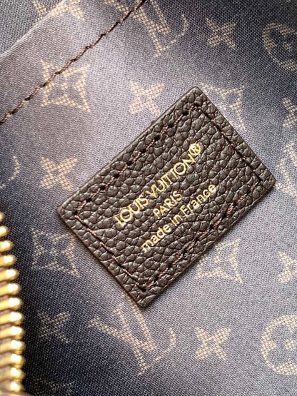 LV M26359 Express MM Handbag 36cm Brown Cowhide GHW