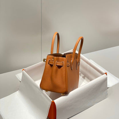 HM Birkin 20cm Gold Togo Leather Gold Hardware