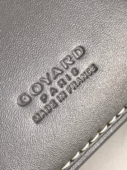 Goyard Saint-Pierre Card Wallet 11cm Grey Canvas