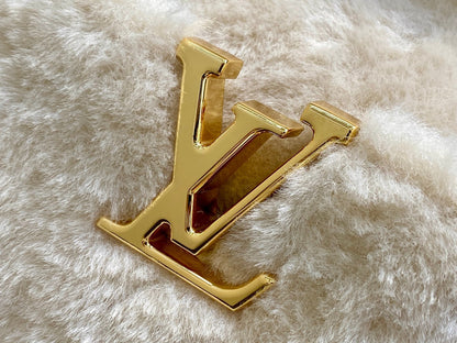 LV Cozygram Ski Capusnow Bag Cream Fleece