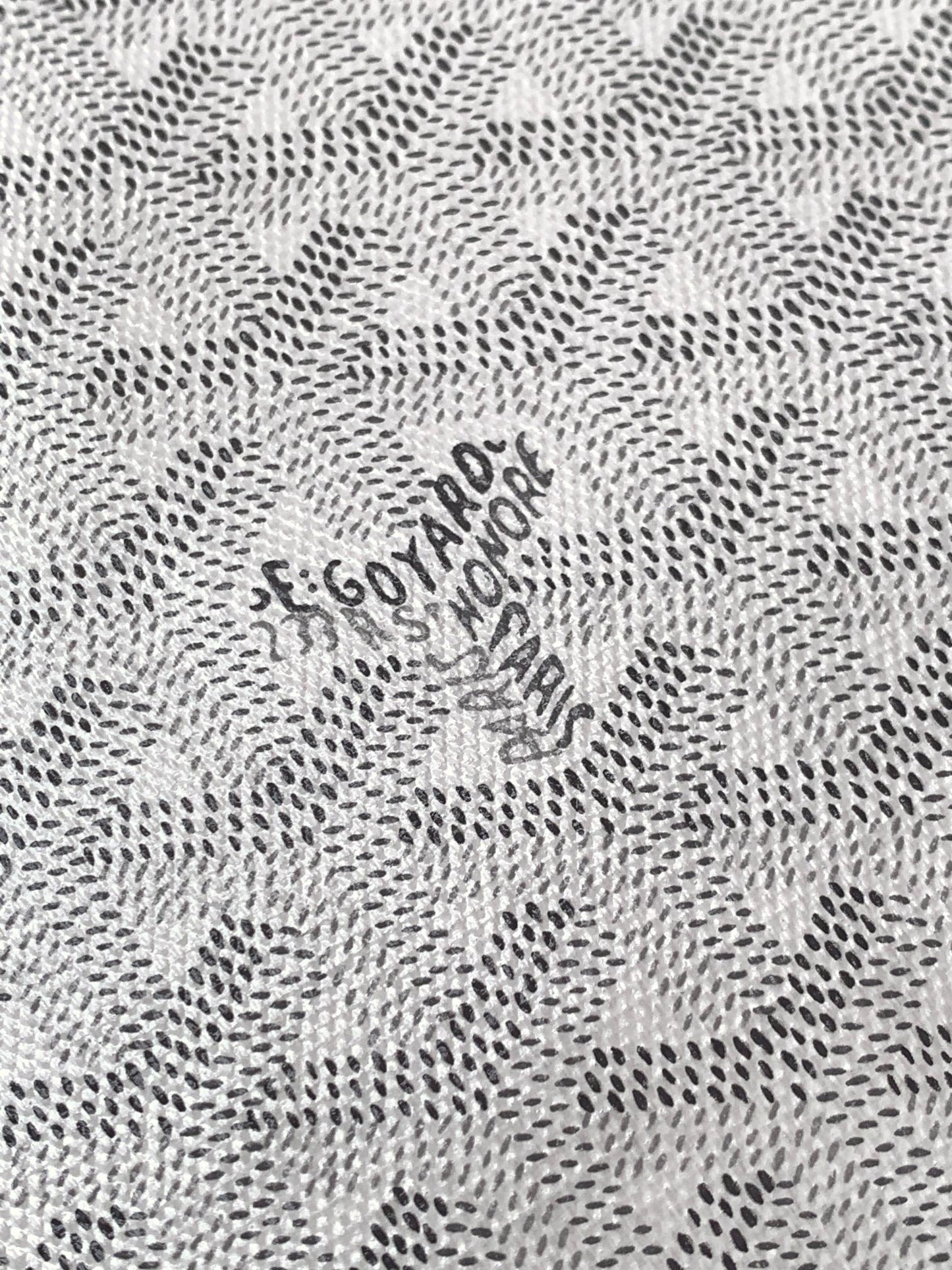 GOYA SECOND-HAND TOAST BAG 21CM WHITE CANVAS