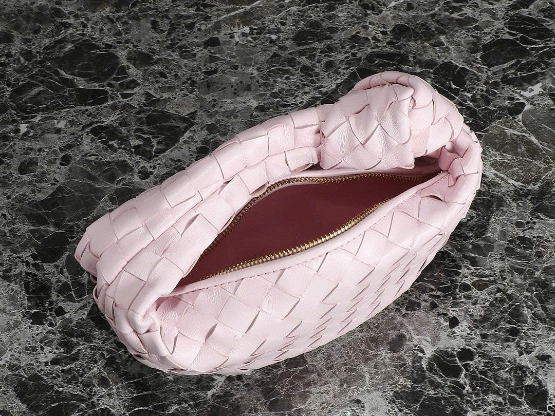 BV Mini Jodie 28cm in Soft Pink Sheepskin
